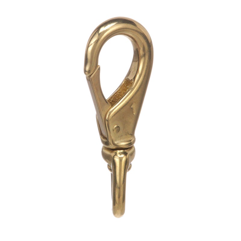 Seachoice Swivel Eye Snap, Cast Brass, Size #3, 4-1/2 In. Long, 3/4 In. ID Eye - Image 2